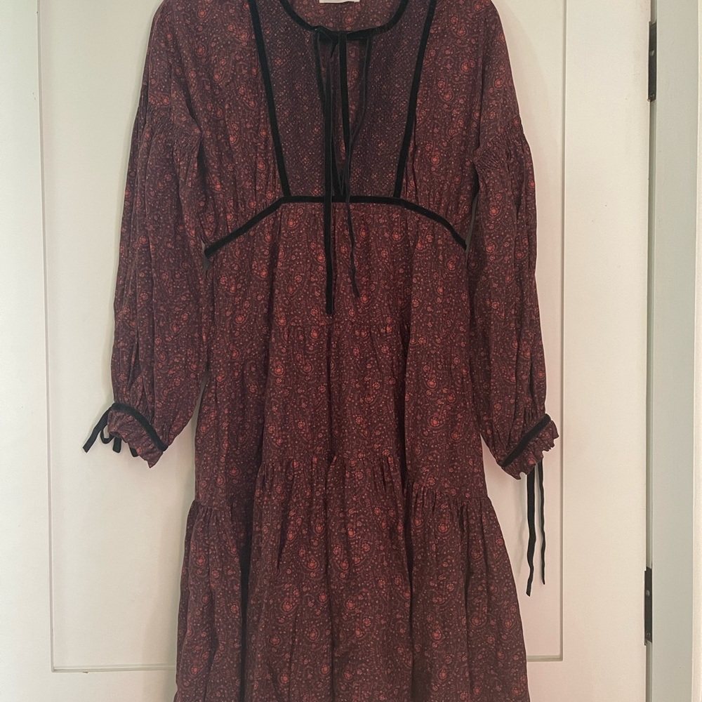 Doen Azalea Floral Boho Long Sleeve Dress - Picture 4 of 7